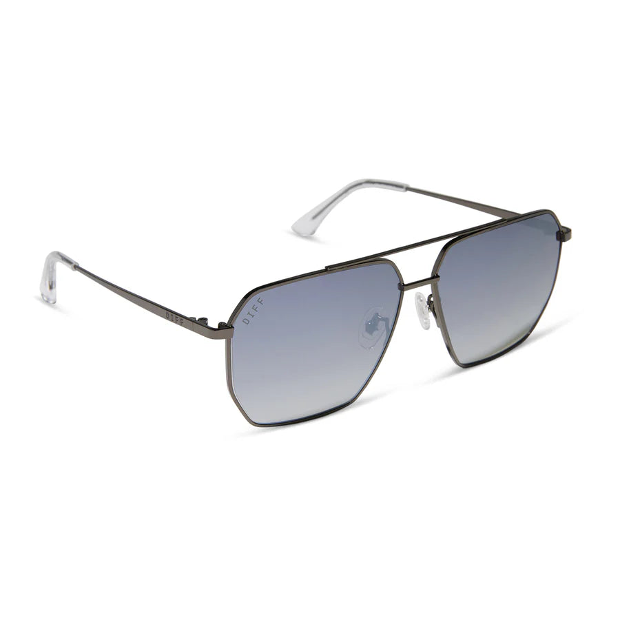 DIFF Berkely Gunmetal Grey Gradient Polarized