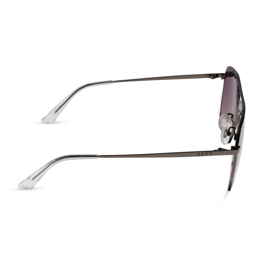 DIFF Berkely Gunmetal Grey Gradient Polarized