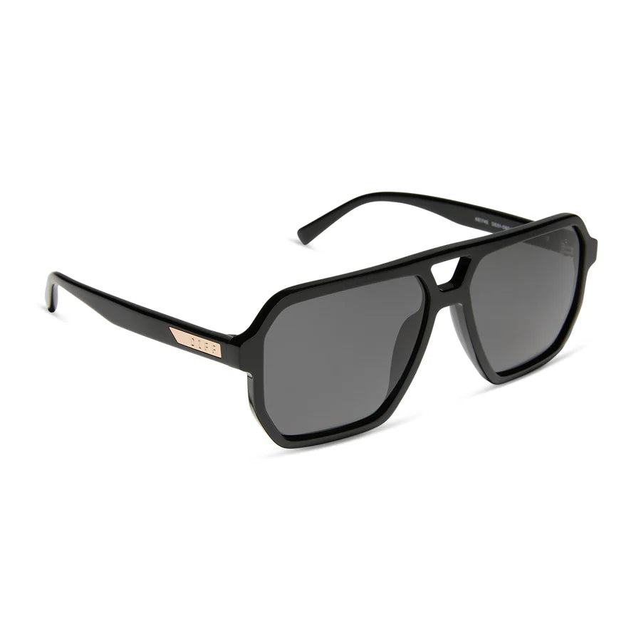DIFF Cameron Black + Grey Polarized