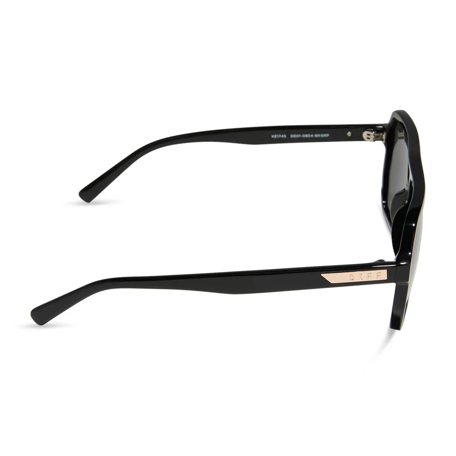 DIFF Cameron Black + Grey Polarized