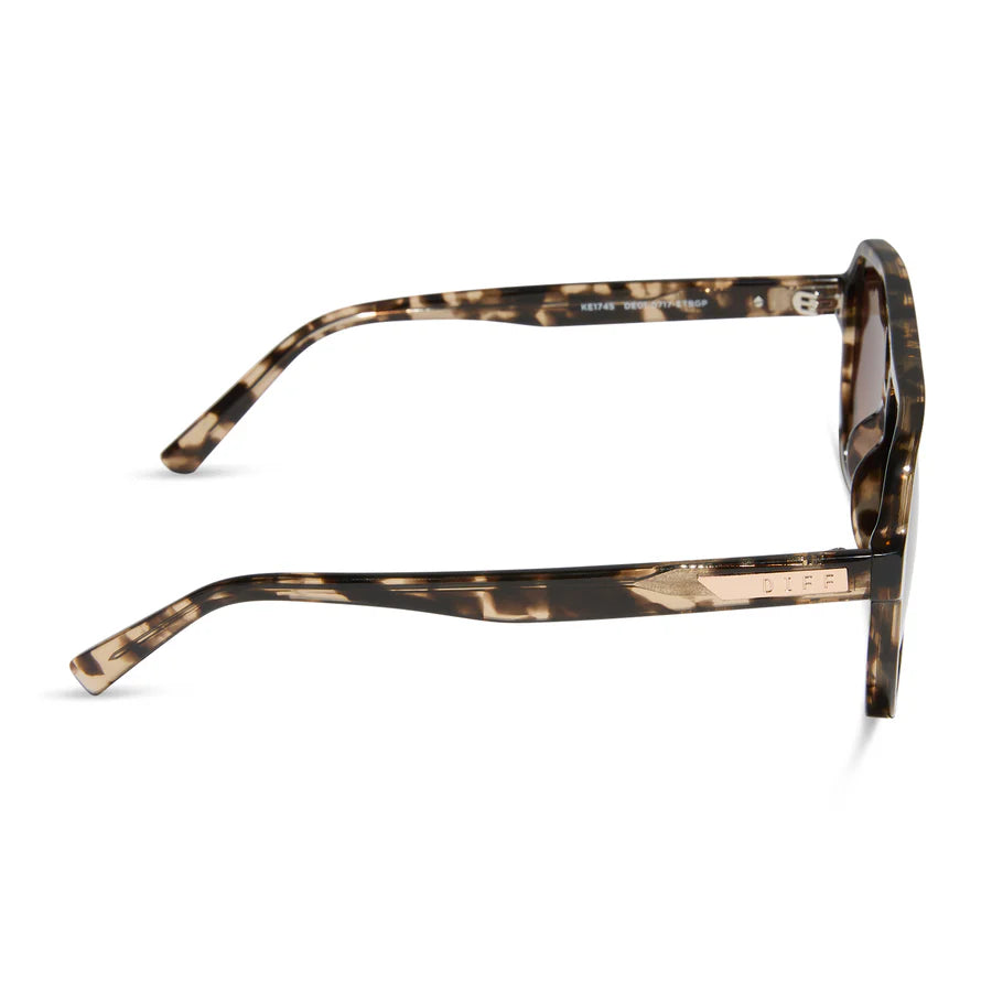 DIFF Cameron Espresso Tortoise + Brown Gradient Polarized
