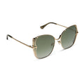 DIFF Tiana Gold + Green Gradient w/ Light Gold Flash Polarized