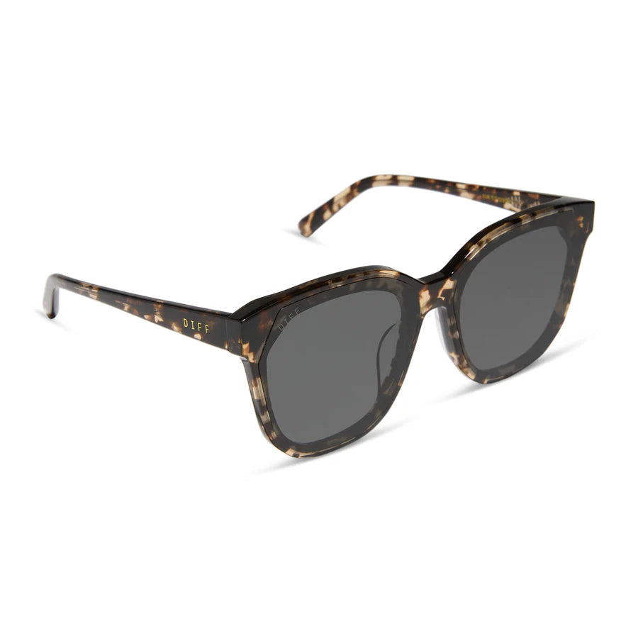 DIFF Gia - Espresso Tortoise + Grey Lens
