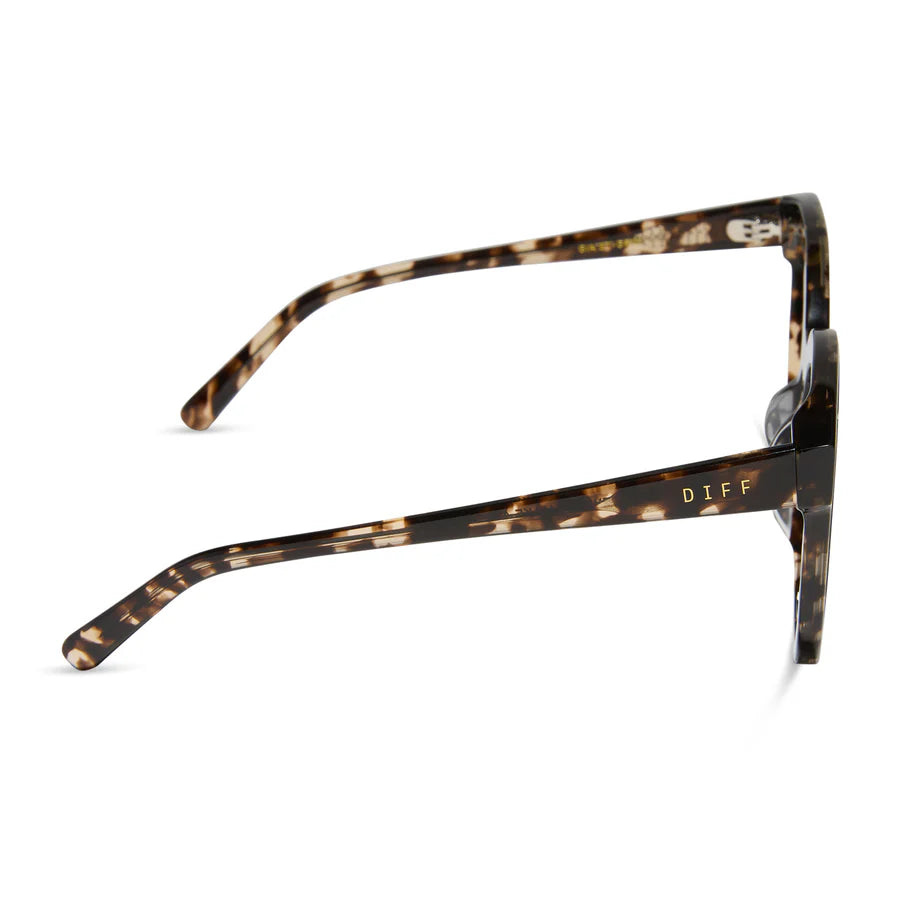 DIFF Gia - Espresso Tortoise + Grey Lens