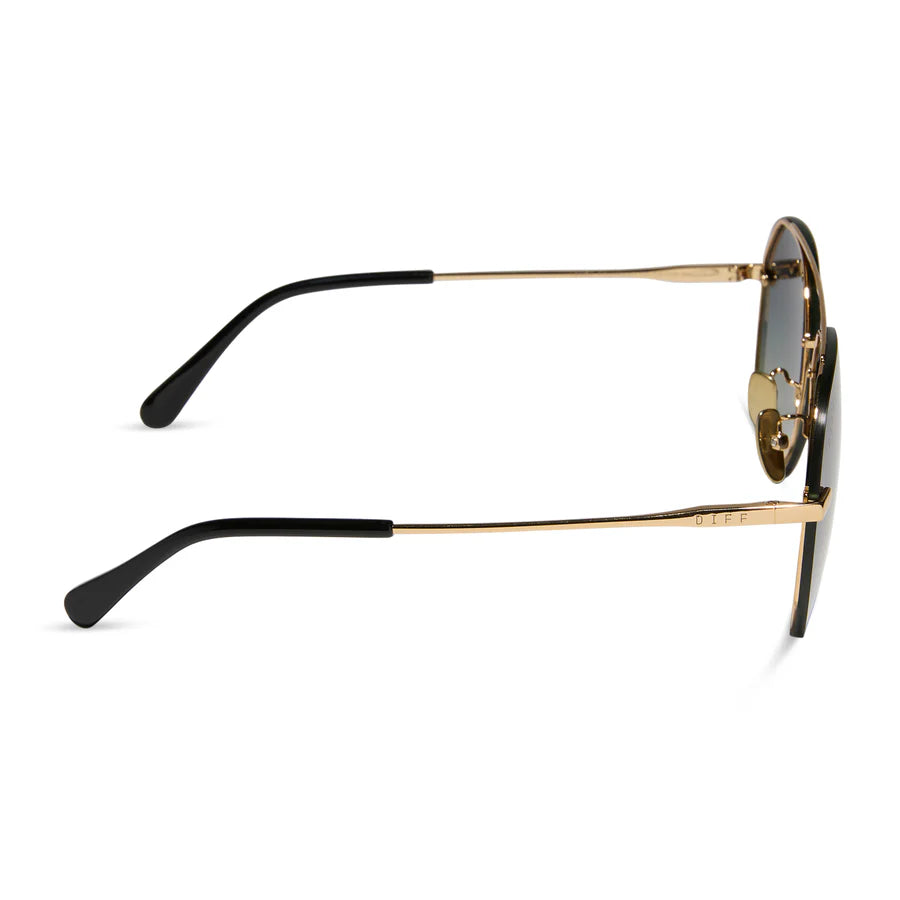 DIFF Lenox Gold, Black + Grey Gradient Polarized