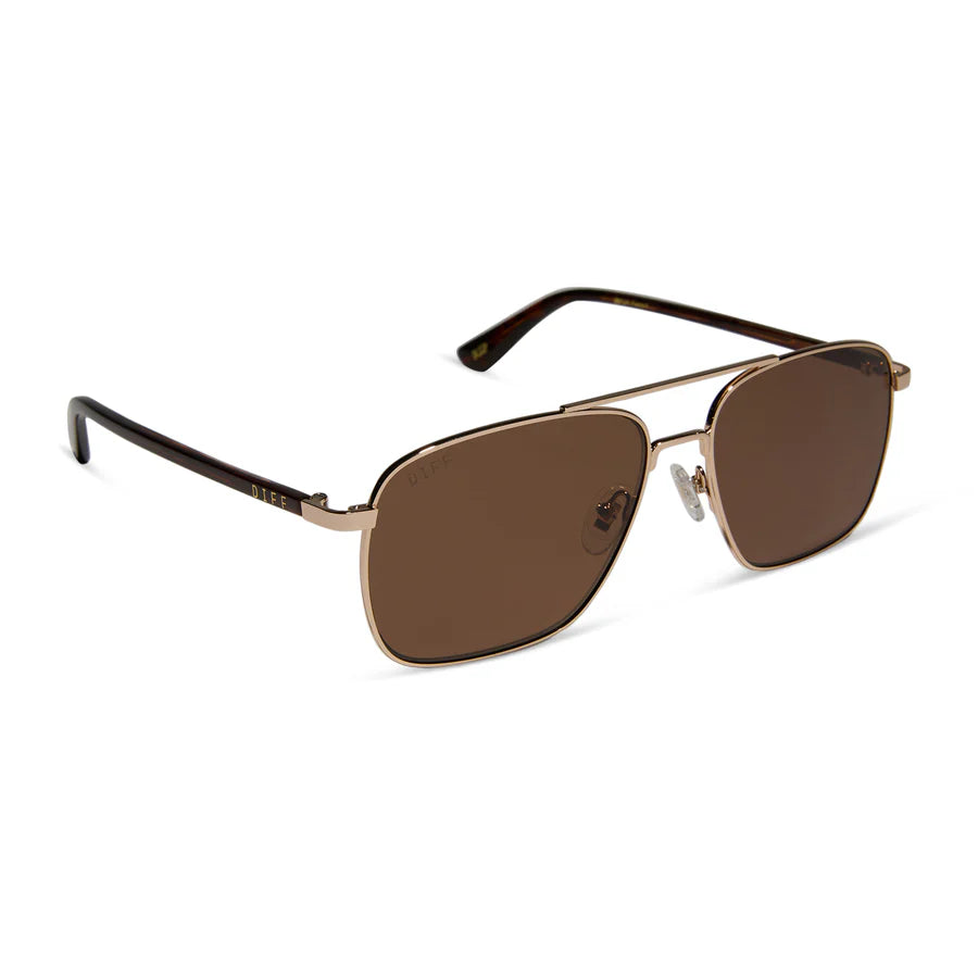 DIFF Rip Wheeler Gold + Brown Polarized