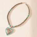 Heart of the Frontier Necklace in Storm Oasis: Storm Oasis