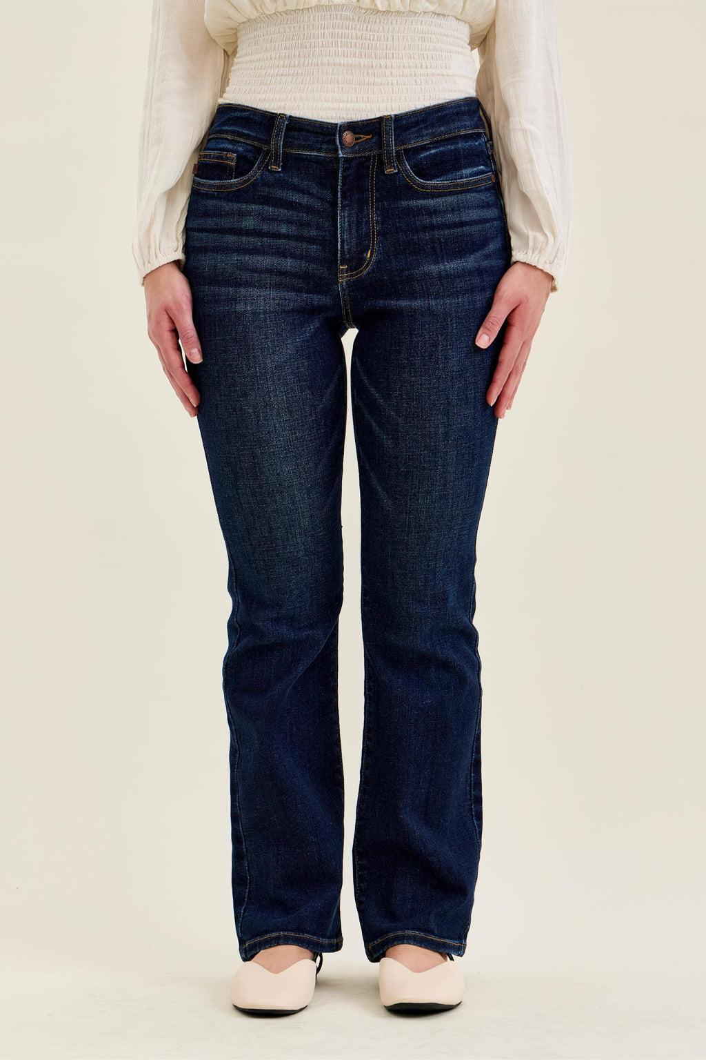 Petite Dark Wash Bootcut