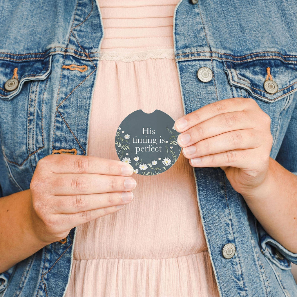 God Control Daisies - Car Coasters
