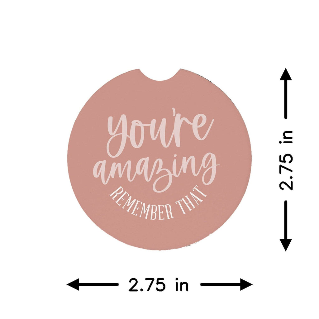 You're Amazing Daisies - Car Coasters