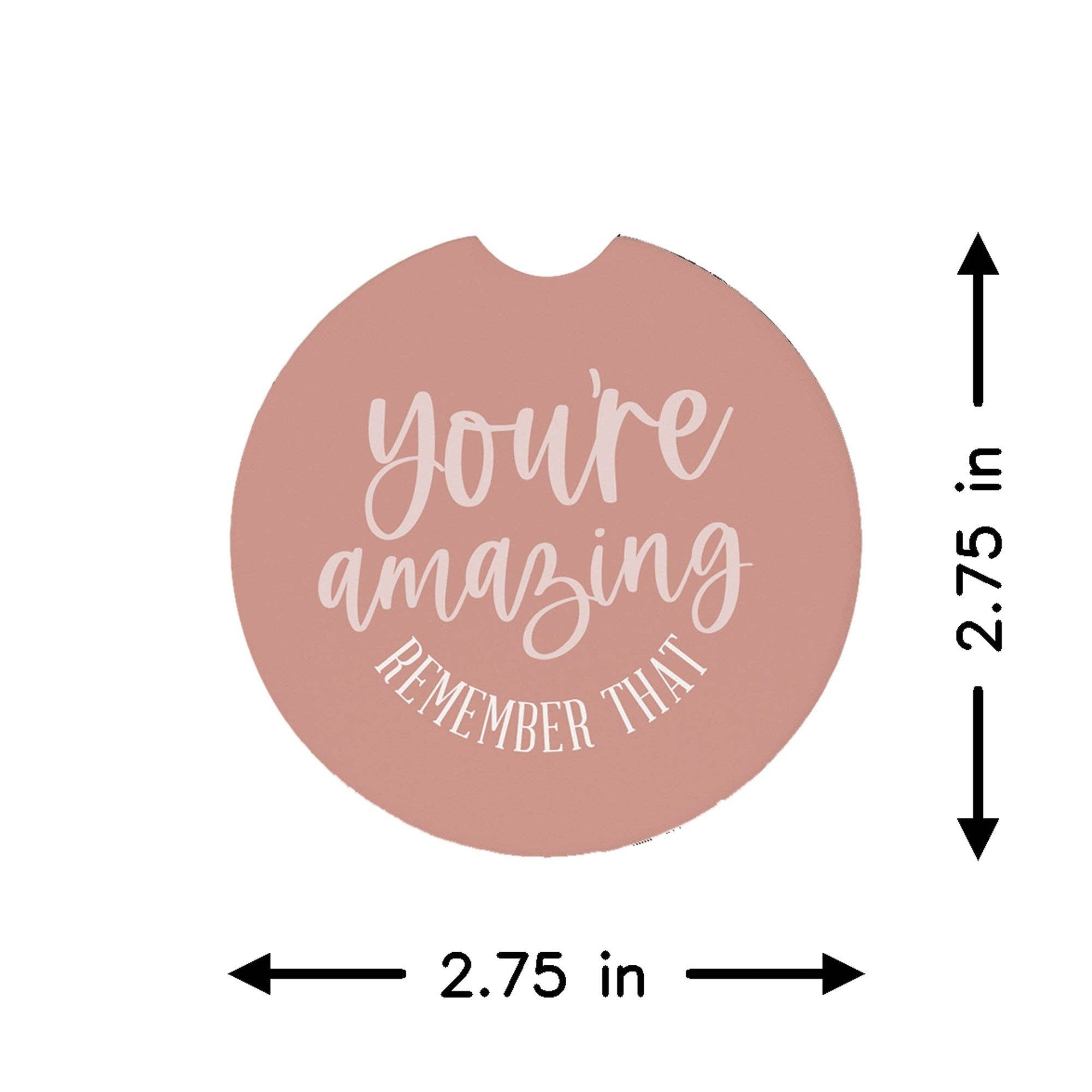 You're Amazing Daisies - Car Coasters