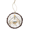 Watercolor Manger - Round Ornaments