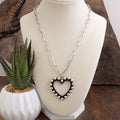 Wild Grace – Western Bubble Heart Pendant Necklace