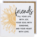 Friends Fill Sunflower - Creamic Coaster Squares