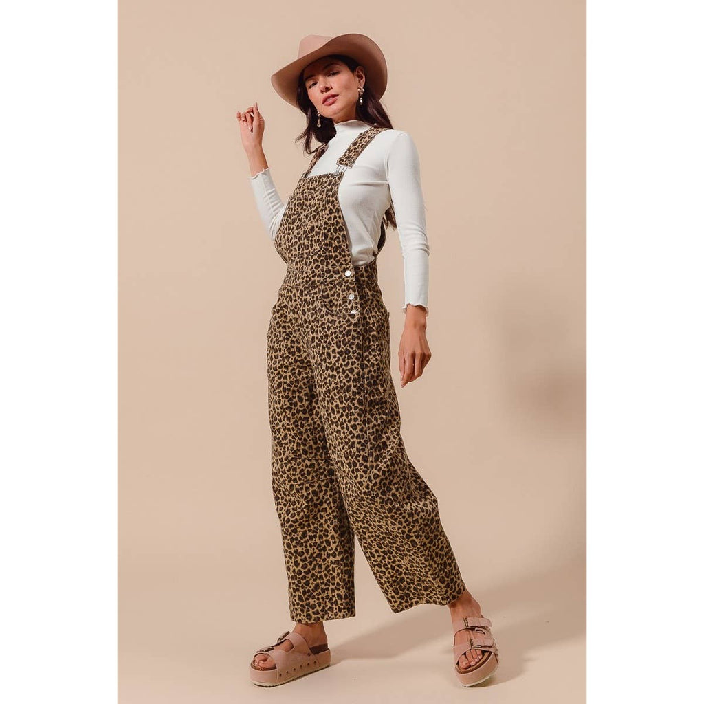 Leopard Love Overalls